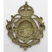 Leeward Islands Police Helmet Plate - King's Crown