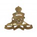 WW1 Royal Artillery Brass & Enamel Sweetheart Brooch (Revolving Wheel).