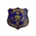 WW1 Seaforth Highlanders Blue Enamelled Shield Sweetheart Brooch.