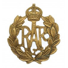 Royal Air Force (R.A.F.) Cap Badge - King's Crown