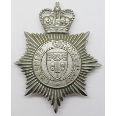 Cheshire Constabulary Helmet Plate - Queen's Crown