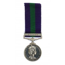 General Service Medal (Clasp - Cyprus) - Gdsm. D. Farr, Grenadier Guards