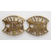 Pair of Notts & Derby Regiment Sherwood Foresters (NOTTS/AND/DERBY) Shoulder Titles