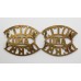 Pair of Notts & Derby Regiment Sherwood Foresters (NOTTS/AND/DERBY) Shoulder Titles