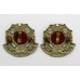 Pair of Border Regiment Collar Badges