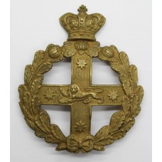 Victorian New South Wales Defence Force (Australia) Helmet Plate