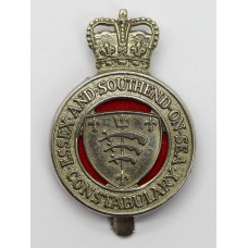 Essex and Southend-on-Sea Constabulary Cap Badge - Queen's Crown