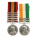 Queen's South Africa Medal (Clasps - Cape Colony, Orange Free State, Johannesburg, Diamond Hill, Belfast) and King's South Africa Medal (Clasps - South Africa 1901, South Africa 1902) - Pte. W.A. Westerman, Grenadier Guards