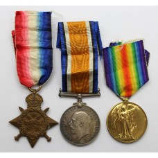 WW1 1914-15 Star Medal Trio - Sjt. E. Oates, East Africa Medical Service