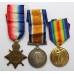 WW1 1914-15 Star Medal Trio - Sjt. E. Oates, East Africa Medical Service