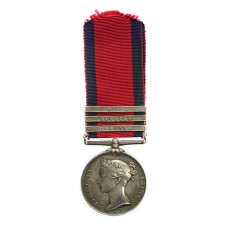 Military General Service Medal 1793-1814 (Clasps - Corunna, Nivelle, Nive) - G. Jeans, 1st Foot Guards