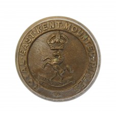 Royal East Kent Mounted Rifles Officer's Button - KIng's Crown (2