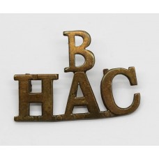 'B' Battery Honourable Artillery Company (B/H.A.C.) Shoulder Title