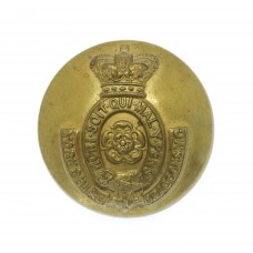 Victorian Yorkshire Dragoons Brass Button (24mm)