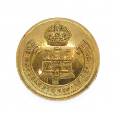 Northamptonshire Regiment Officer's Button - King's Crown (26mm)