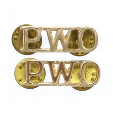 Pair of Prince of Wales's Own Regiment of Yorkshire (P.W.O.) Anod