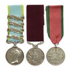 1854 Crimea Medal (4 Clasps - Alma, Inkermann, Balaklava, Sebastopol), LS&GC and Turkish Crimea Medal Group of Three - Cpl. T. Loader, Grenadier Guards