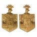 Pair of 19th County of London Bn. (St. Pancras) London Regiment Collar Badges