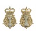 Pair of Leicestershire & Derby Yeomanry Anodised (Staybrite) Collar Badges