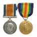 WW1 British War & Victory Medal Pair - Pte. G. Swift, Notts & Derby Regiment (Sherwood Foresters)