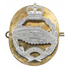 Royal Tank Regiment Anodised (Staybrite) Cap Badge