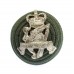 Royal Ulster Rifles Officer's Green Cord Cap Boss Badge - Queen's Crown (c.1953-68)
