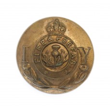 Fife & Forfar Imperial Yeomanry Officer's Button - King's Cro
