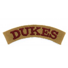 South African Cape Town Rifles (DUKES) Cloth Shoulder Title