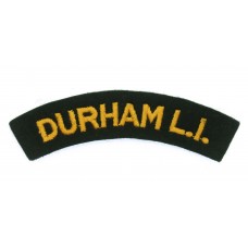 Durham Light Infantry (DURHAM L.I.) Cloth Shoulder Title