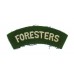 Notts & Derby Regiment (FORESTERS) Cloth Shoulder Title