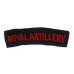 Royal Artillery (ROYAL ARTILLERY) Cloth Shoulder Title