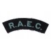 Royal Army Educational Corps (R.A.E.C.) Cloth Shoulder Title