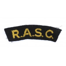 Royal Army Service Corps (R.A.S.C.) Cloth Shoulder Title