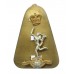 Royal Corps of Signals Bi-Metal Cap Badge - Queen's Crown