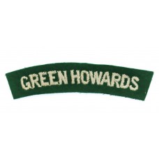 Green Howards (GREEN HOWARDS) Cloth Shoulder Title