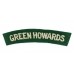 Green Howards (GREEN HOWARDS) Cloth Shoulder Title