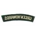 Green Howards (GREEN HOWARDS) Cloth Shoulder Title