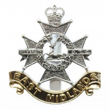 East Midland University O.T.C. Anodised (Staybrite) Cap Badge