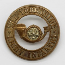 Yorkshire Light Infantry Bi-metal Helmet Plate Centre