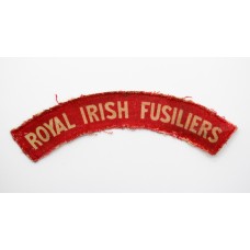 Royal Irish Fusiliers (ROYAL IRISH FUSILIERS) WW2 Printed Shoulder Title