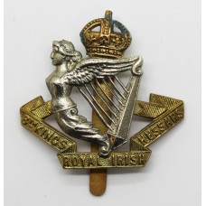 8th King's Royal Irish Hussars Cap Badge - King's Crown