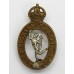 South African Corps of Signals Cap Badge - King's Crown