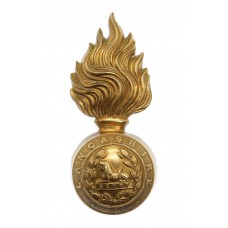 Lancashire Fusiliers Fur Cap Grenade Badge