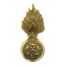 Royal Fusiliers Fur Cap Grenade Badge - King's Crown