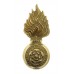 Royal Fusiliers Fur Cap Grenade Badge - King's Crown