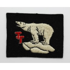 WW2 74th Field Regiment Royal Artillery Cloth Formation Sign