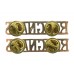 Pair of Royal Signals (R.SIGNALS) Anodised (Staybrite) Shoulder Titles