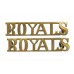 Pair of 1st Royal Dragoons (ROYALS) Shoulder Titles
