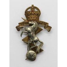 Royal Electrical & Mechanical Engineers (R.E.M.E.) Cap Badge - King's Crown (2nd Pattern)