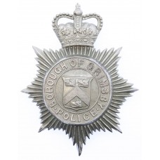 Grimsby Borough Police Helmet Plate - Queen's Crown